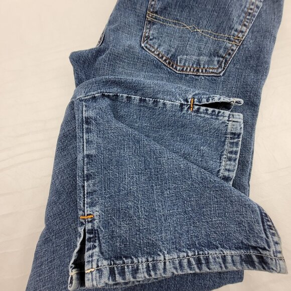 Vintage Lucky Brand Jeans Women's 2 Blue Wild Child Mid-Rise Boot Cut Slit USA - Picture 3 of 16